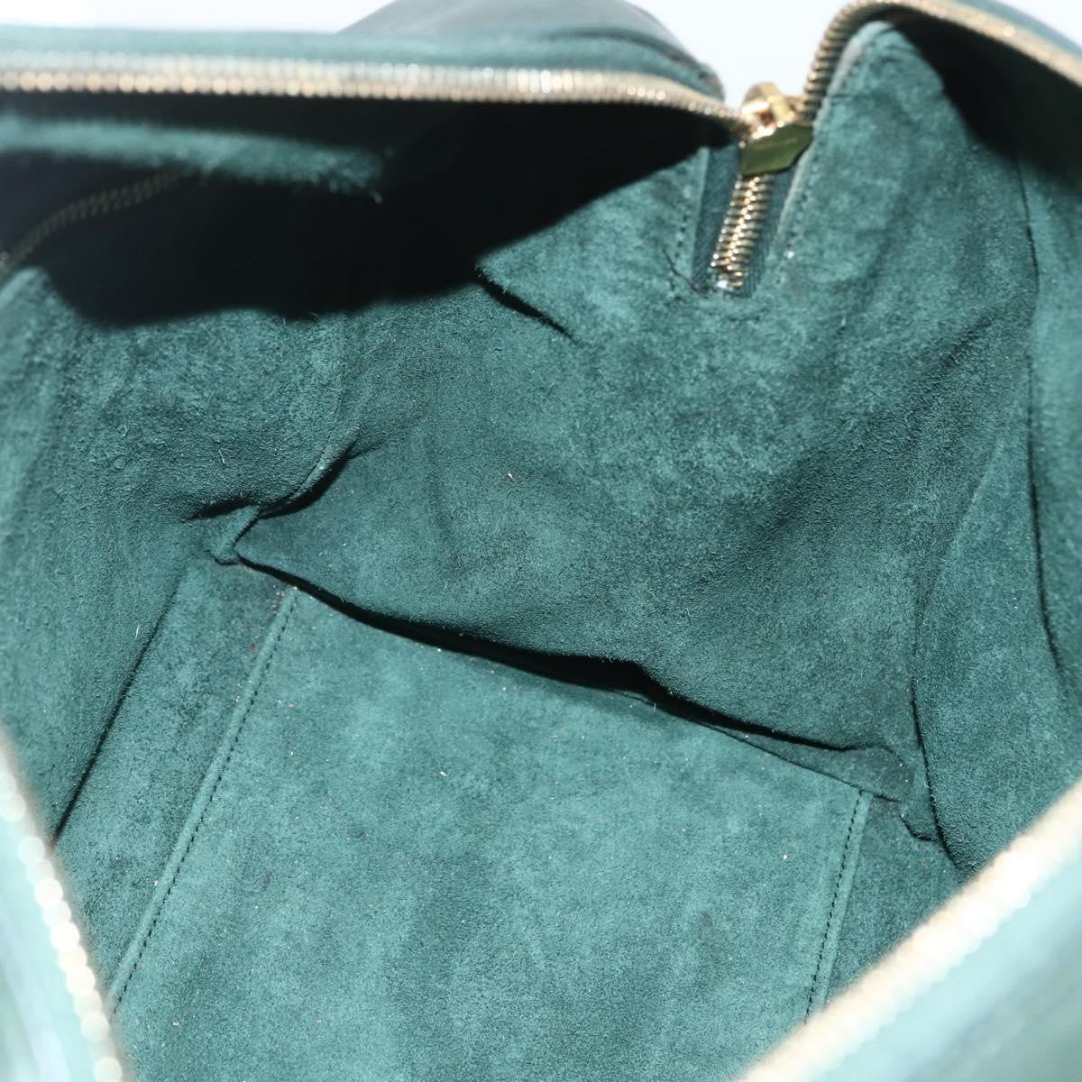 Saint Laurent Classic Duffle Bag Leather, GREEN, LEATHER, Travel bag