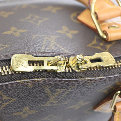Louis Vuitton Alma Handbag Monogram Canvas, Brown, Canvas, Handbag