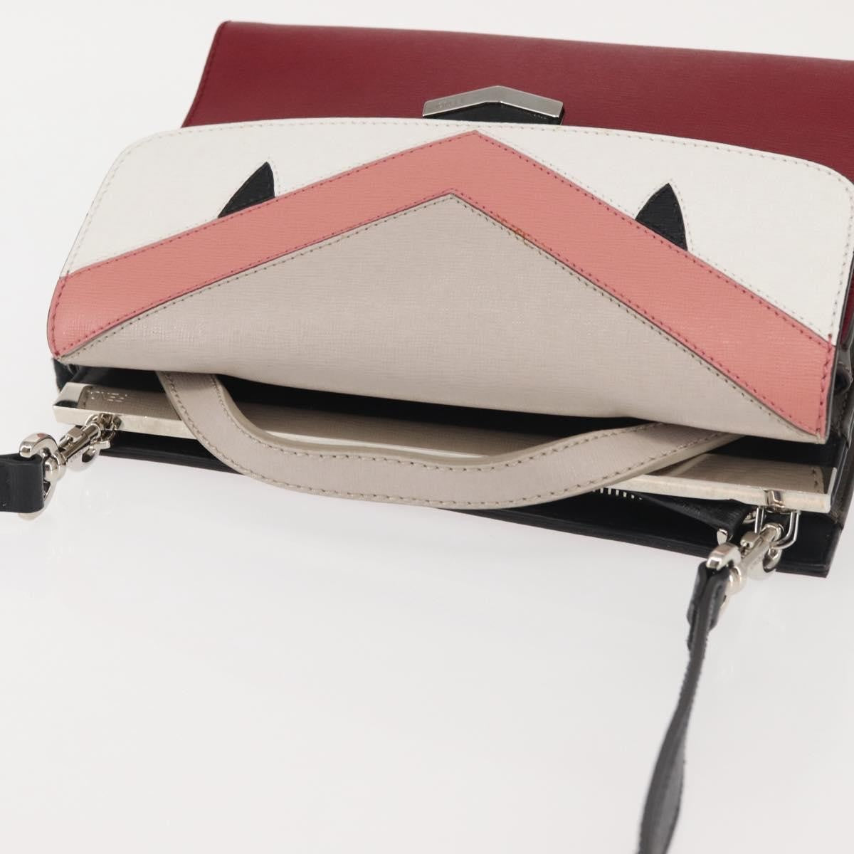 Fendi Monster demi jour Leather, MULTICOLOUR, LEATHER, Handbag