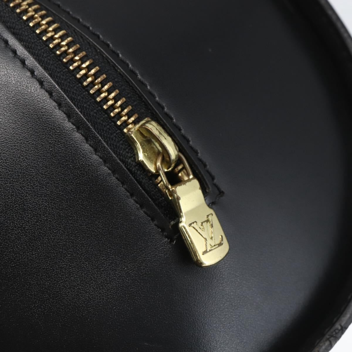 Louis Vuitton Soufflot Handbag Epi Leather, BLACK, LEATHER, Handbag