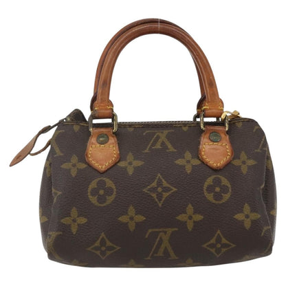 Louis Vuitton Speedy Mini HL Handbag Monogram Canvas, BROWN, CANVAS, Handbag