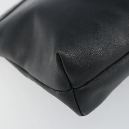 Salvatore Ferragamo Vintage Shoulder Bag Leather, BLACK, LEATHER, Shoulder bag