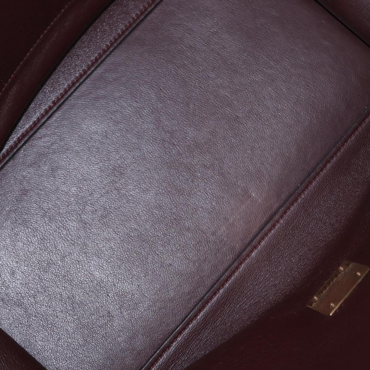 Celine Tricolor Trapeze Bag Leather, GRAY, LEATHER, Handbag