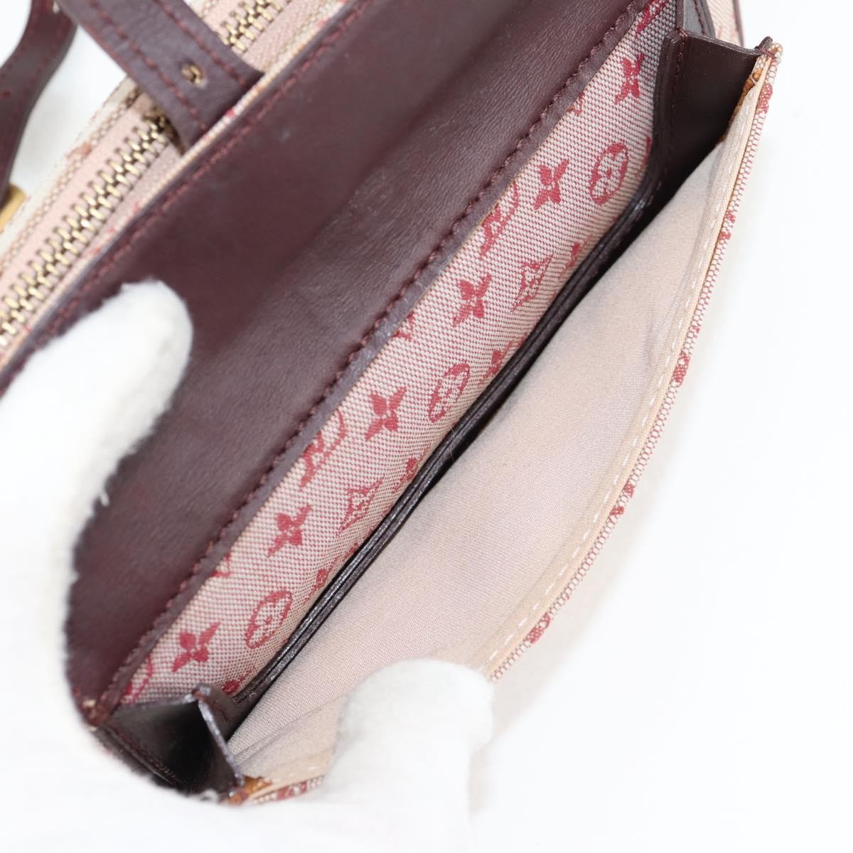Louis Vuitton Juliette Crossbody Bag Mini Lin, RED, CANVAS, Shoulder bag