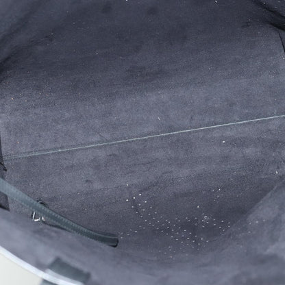 Saint Laurent Shopper Tote Leather, BLACK, LEATHER, Tote bag