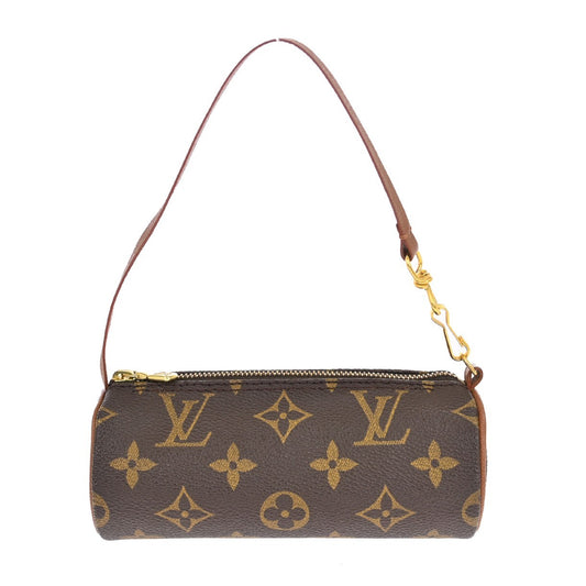 Louis Vuitton Papillon Pochette Monogram Canvas, BROWN, CANVAS, Clutche & pouche