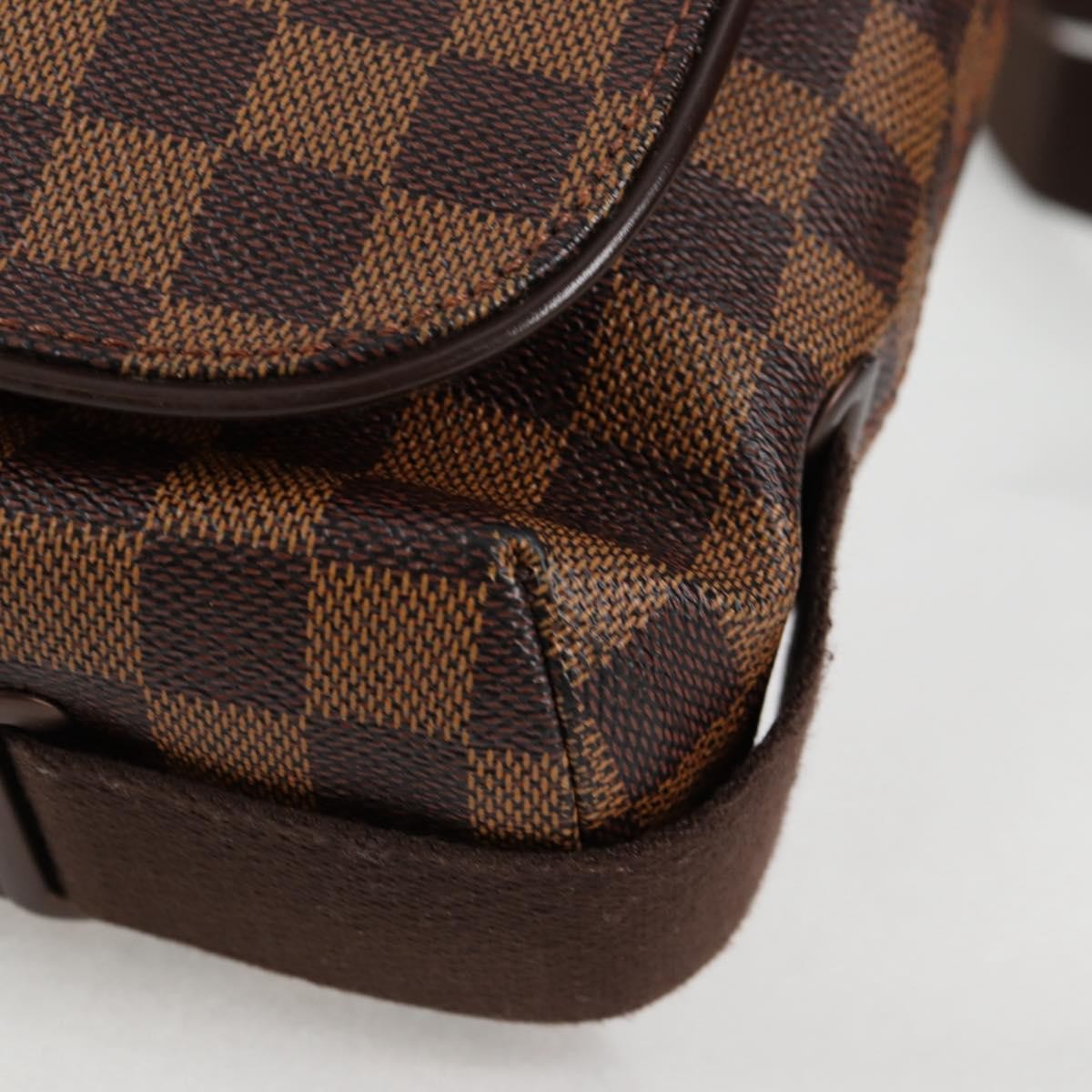 Louis Vuitton Brooklyn Handbag Damier, BROWN, CANVAS, Handbag