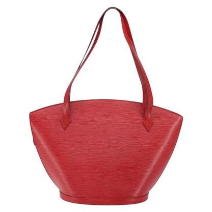 Louis Vuitton Saint Jacques Handbag Epi Leather, RED, LEATHER, Shoulder bag