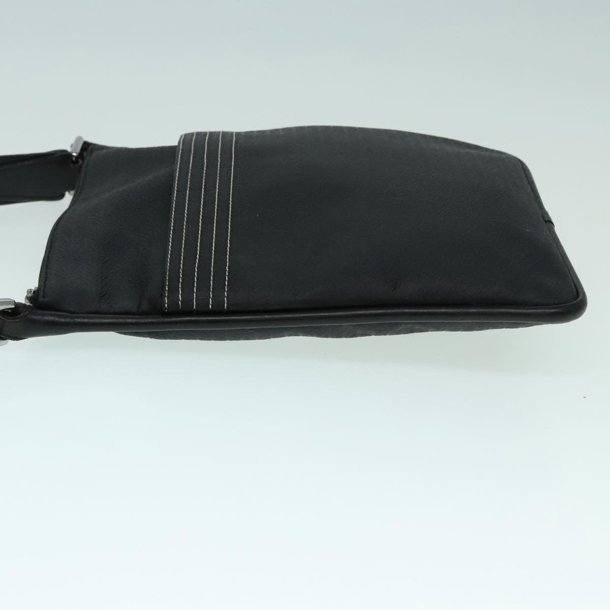 Loewe Anagram Shoulder Bag Leather, BLACK, LEATHER, Shoulder bag