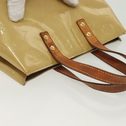 Louis Vuitton Reade Handbag Monogram Vernis, BEIGE, PATENT_LEATHER, Handbag