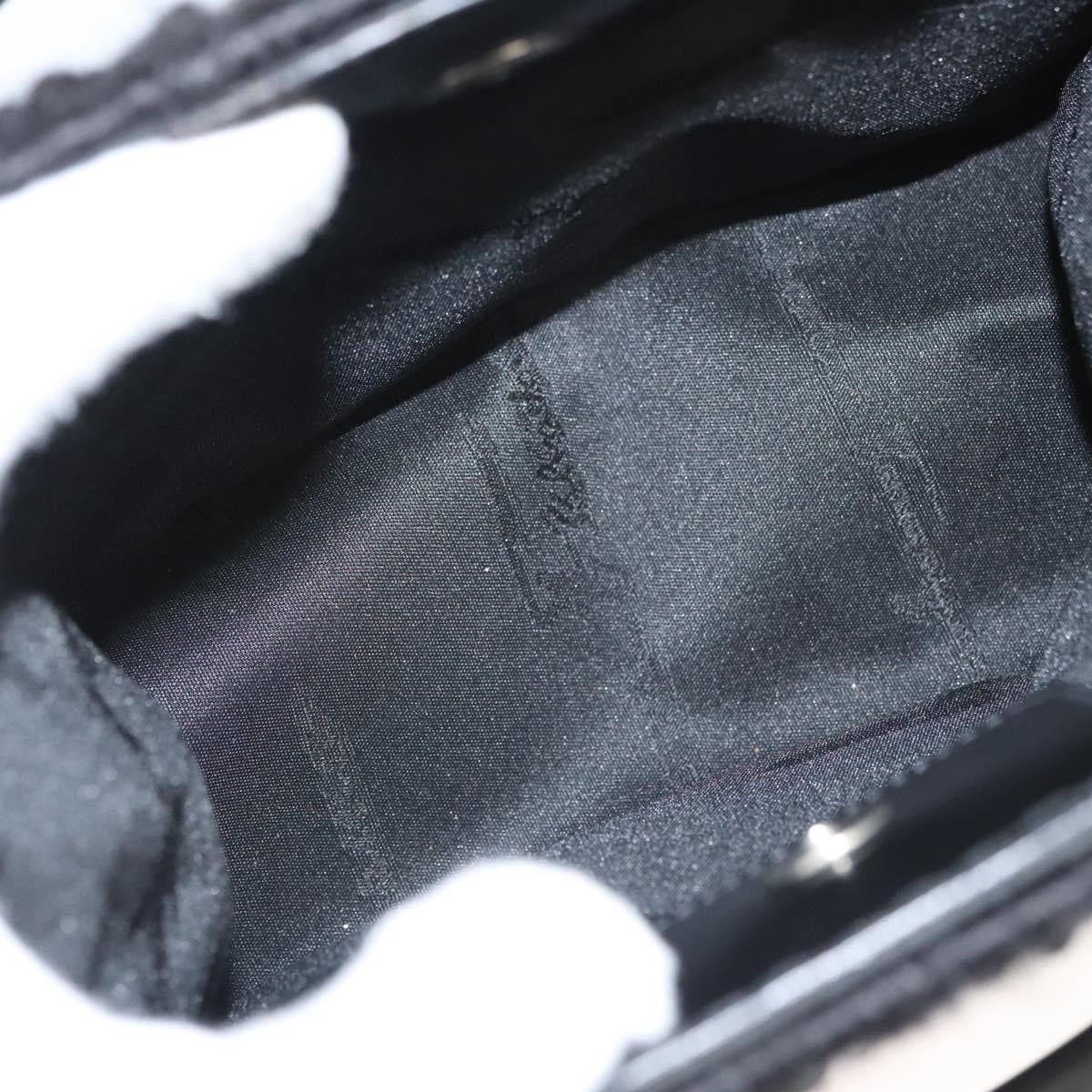 Salvatore Ferragamo Gancini handbag Wool, BLACK, WOOL, Handbag