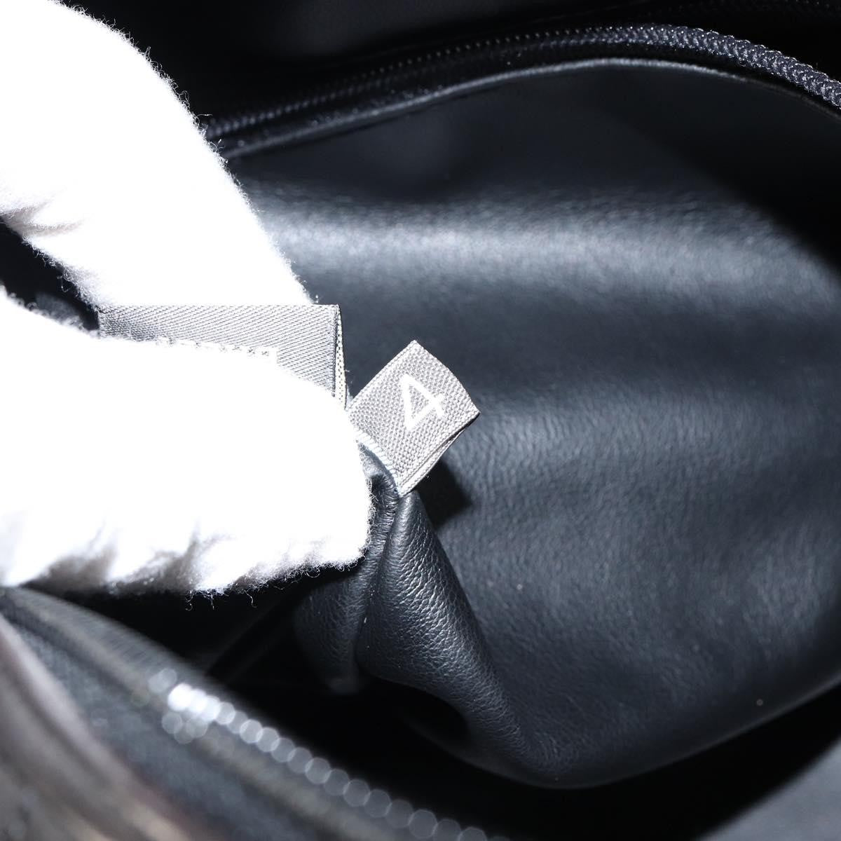 Bally Vintage Handbag Quilted Leather, BLACK, LEATHER, Handbag