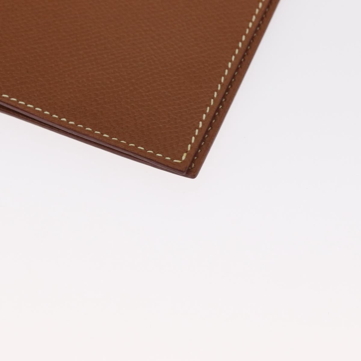 Hermes Agenda A6 Day Planner Housse Leather, Brown, Leather, Wallet