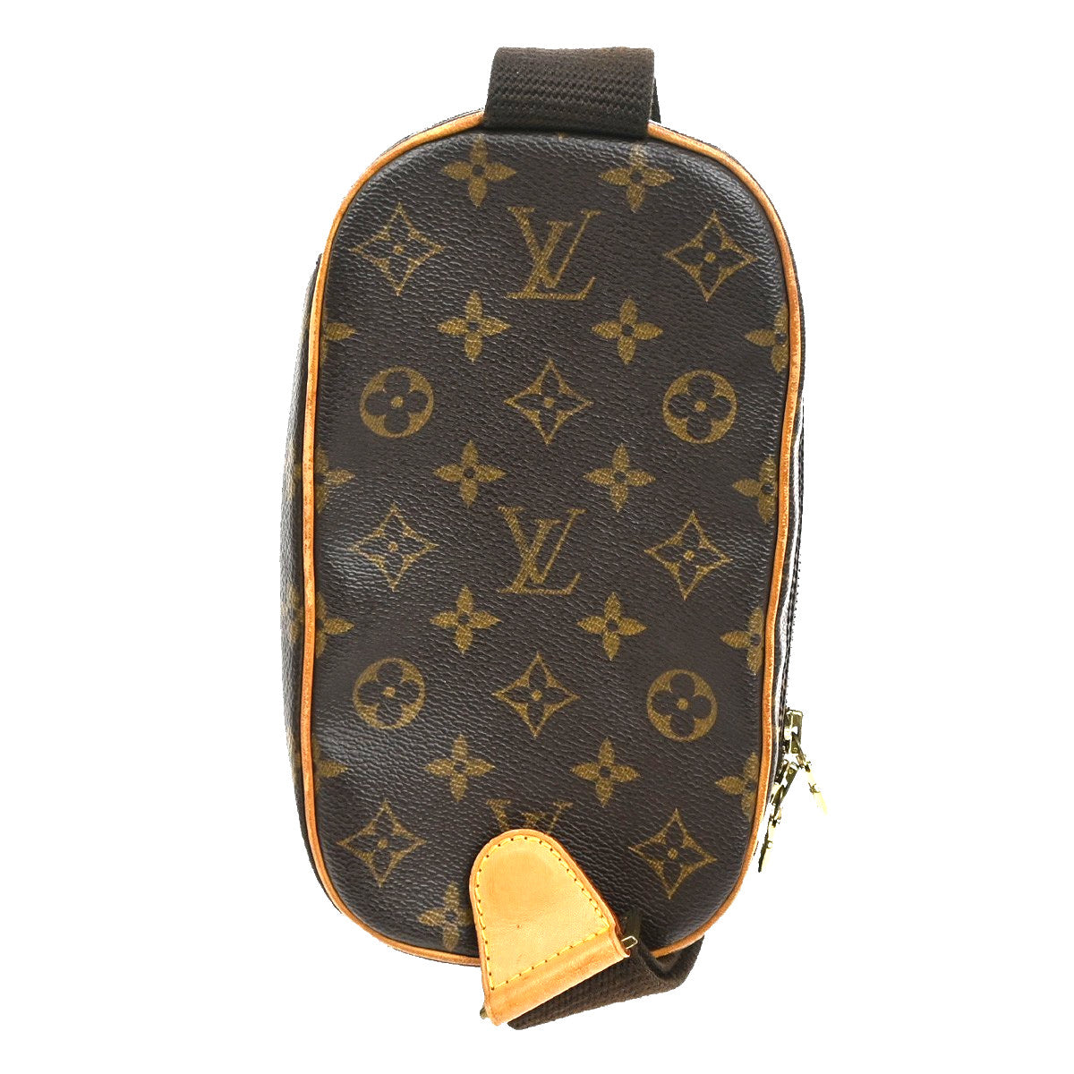 Louis Vuitton Pochette Gange Monogram Canvas, BROWN, CANVAS, Shoulder bag