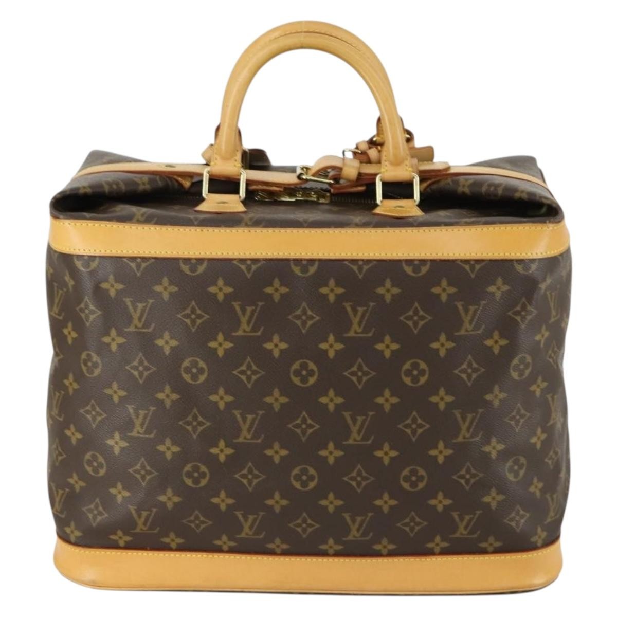 Louis Vuitton Cruiser Handbag Monogram Canvas, BROWN, CANVAS, Travel bag
