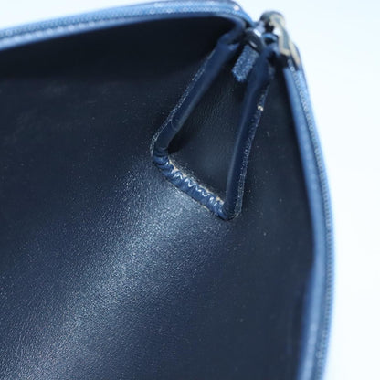 Christian Dior Vintage Trotter Pouch Canvas, NAVY, CANVAS, Clutche & pouche