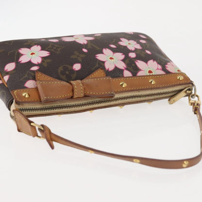Louis Vuitton Pochette Accessoires Limited Edition Cherry Blossom Monogram, MULTICOLOUR, CANVAS, Clutche & pouche