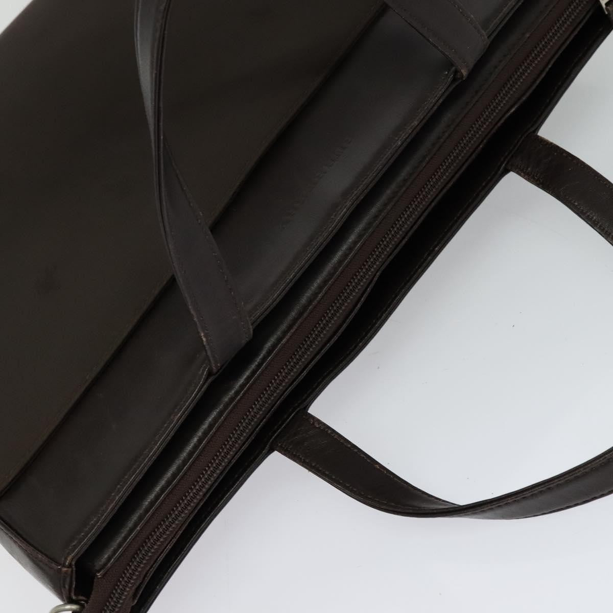 Burberry Vintage Tote Leather, BROWN, LEATHER, Tote bag