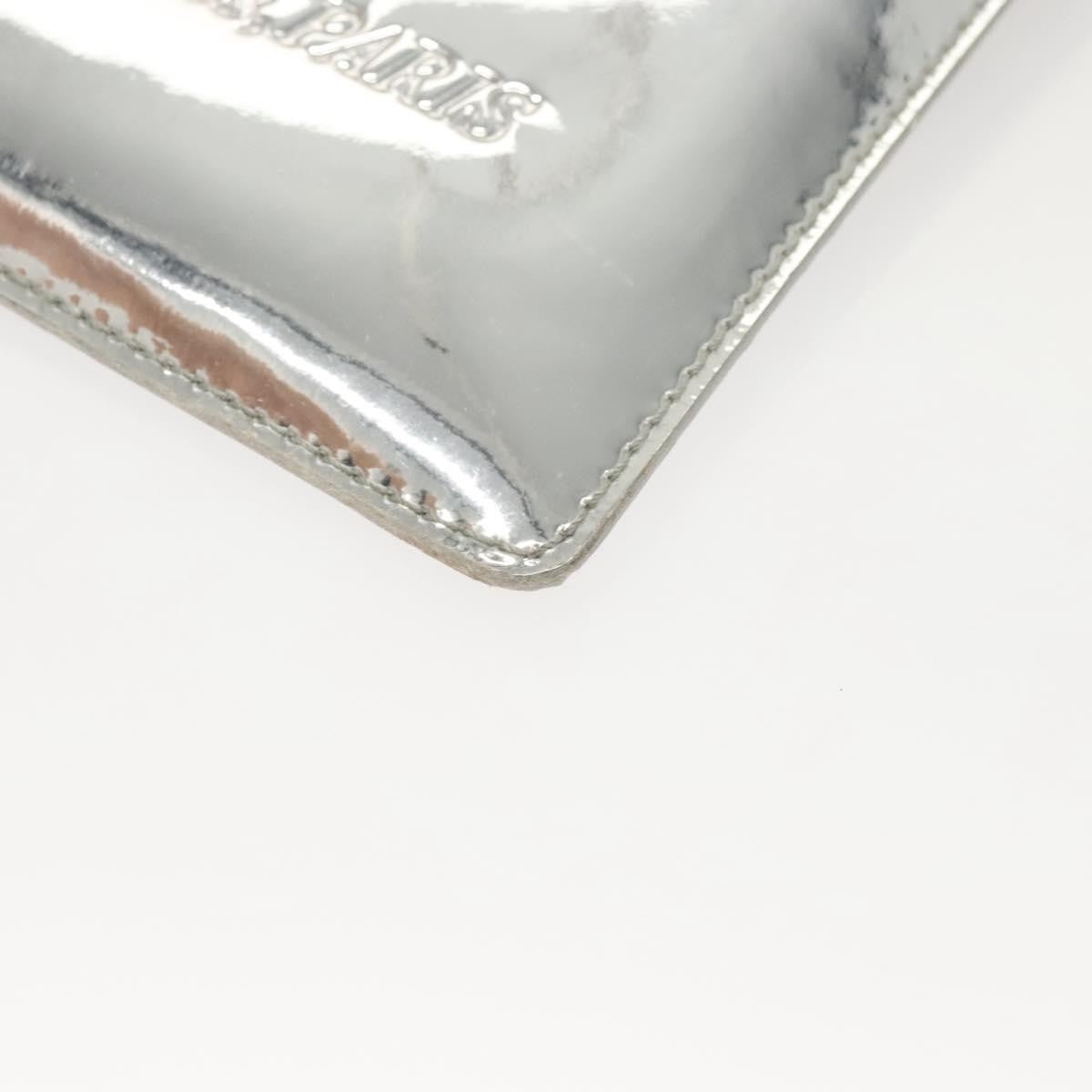 Louis Vuitton Pochette Plate Monogram mirror, SILVER, PATENT_LEATHER, Clutche & pouche