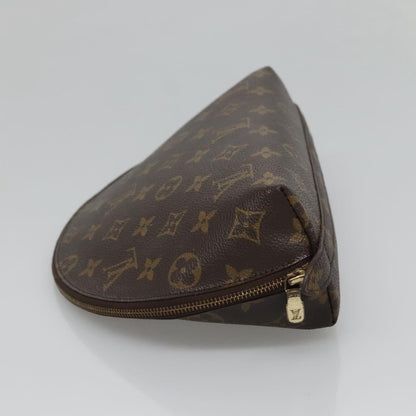 Louis Vuitton Trousse demi ronde Canvas, BROWN, CANVAS, Toiletry Case