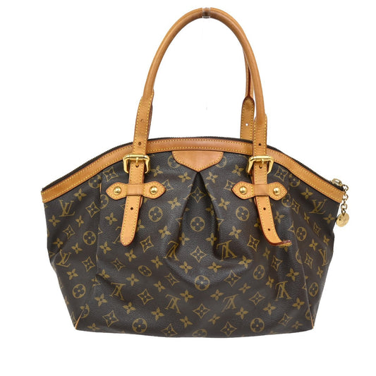 Louis Vuitton Tivoli Handbag Monogram Canvas, BROWN, CANVAS, Shoulder bag