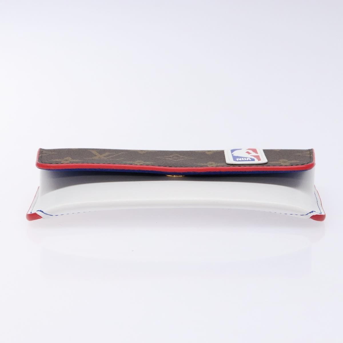 Louis Vuitton Nba Woody Glasses Case Monogram Canvas with Leather, MULTICOLOUR, CANVAS, Sunglasse