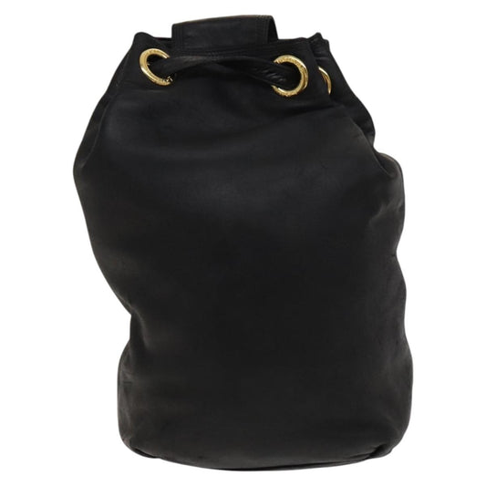 Loewe Vintage Shoulder Bag Leather, BLACK, LEATHER, Shoulder bag