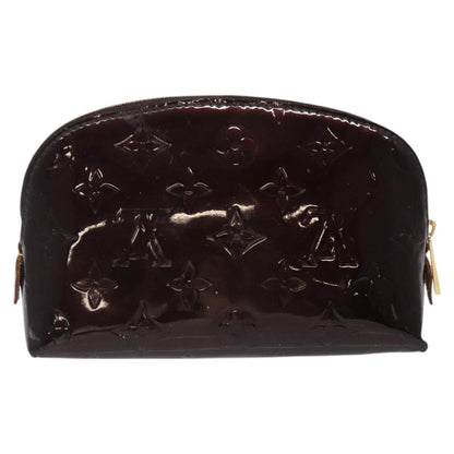 Louis Vuitton Cosmetic Pouch Monogram Vernis, BURGUNDY, PATENT_LEATHER, Toiletry Case