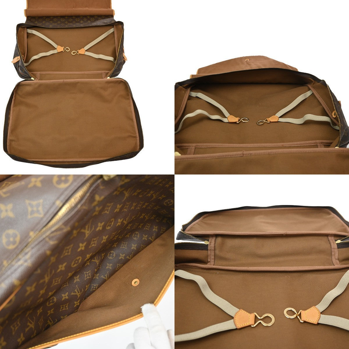 Louis Vuitton Sac Chasse Hunting Bag Monogram Canvas, Brown, Canvas, Travel Bag