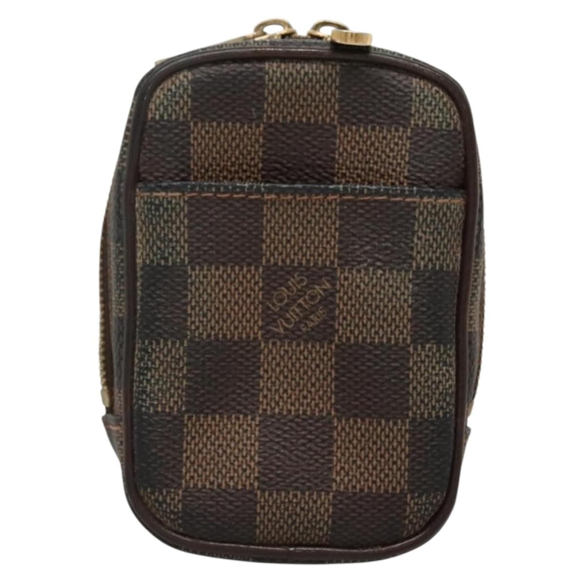 Louis Vuitton Etui Okapi Camera Case Damier, BROWN, CANVAS, Travel bag