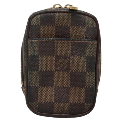 Louis Vuitton Etui Okapi Camera Case Damier, BROWN, CANVAS, Travel bag