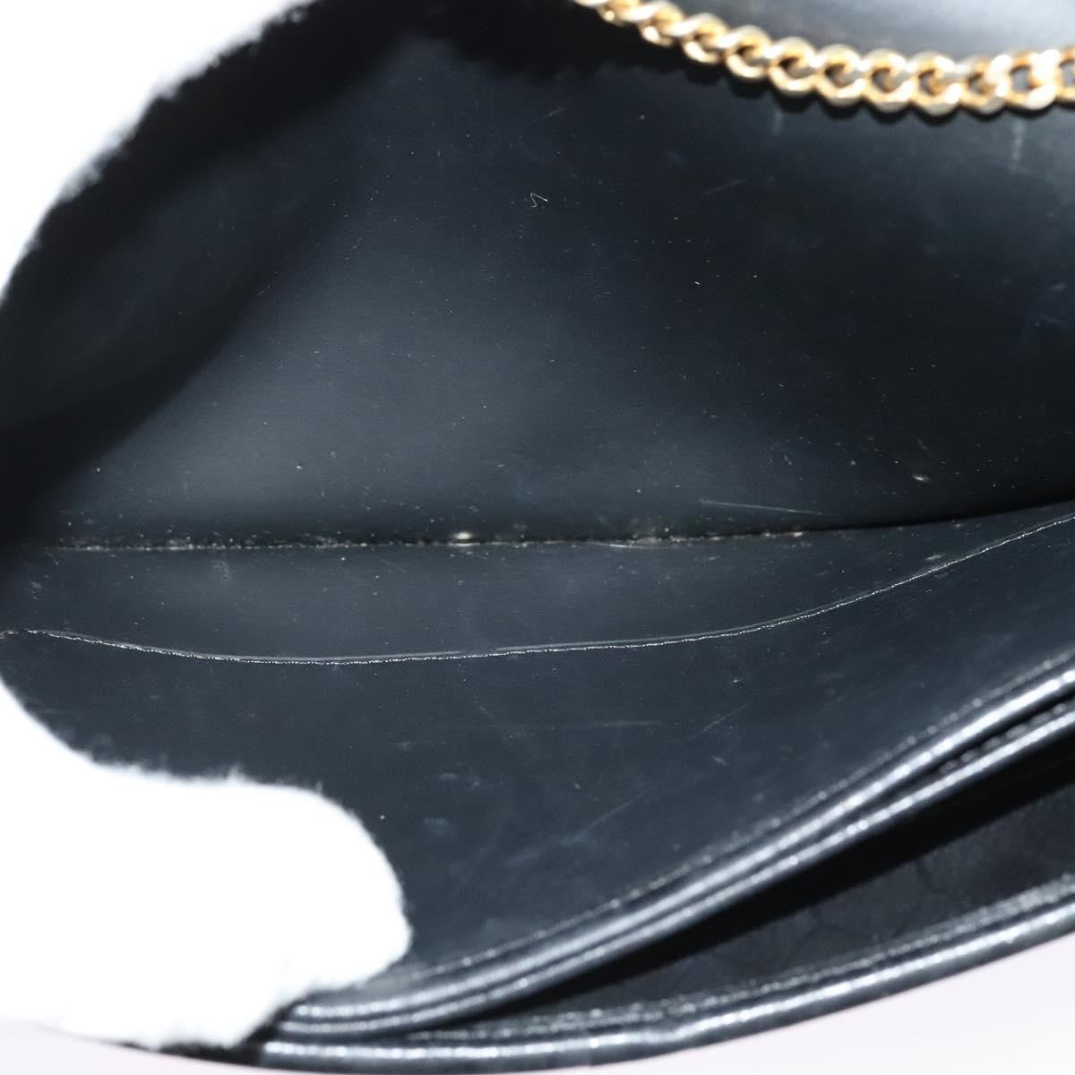 Christian Dior Vintage Honeycomb chain Canvas, BLACK, CANVAS, Handbag