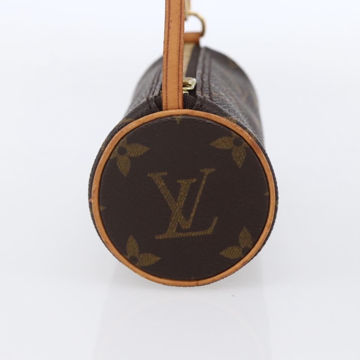 Louis Vuitton Papillon Pochette Monogram Canvas, BROWN, CANVAS, Clutche & pouche