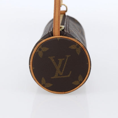 Louis Vuitton Papillon Pochette Monogram Canvas, BROWN, CANVAS, Clutche & pouche