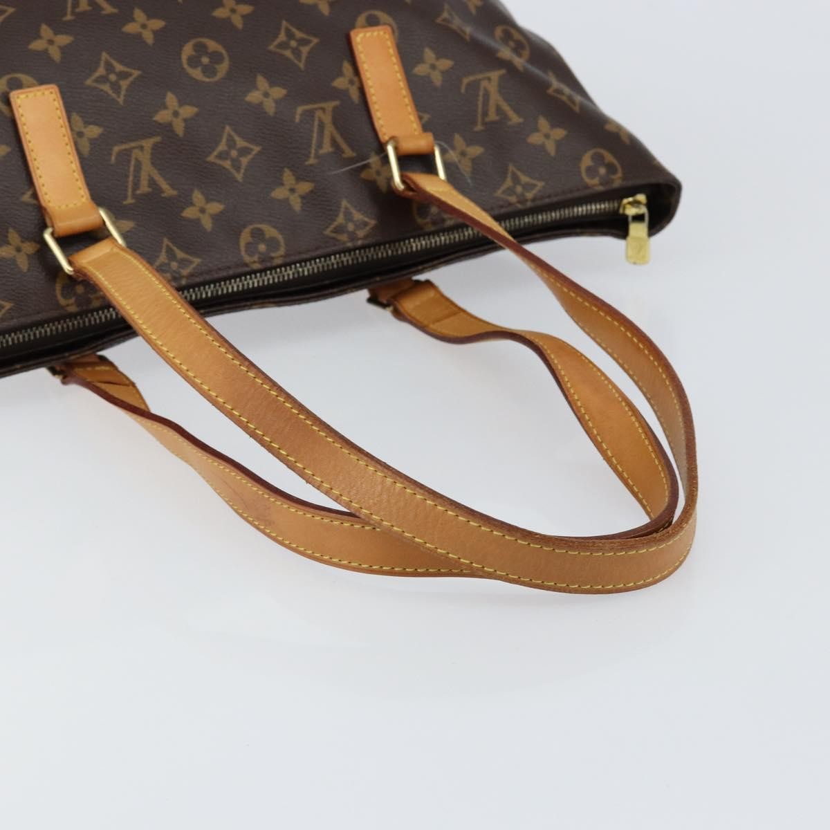 Louis Vuitton Cabas Mezzo Monogram Canvas, BROWN, CANVAS, Tote bag