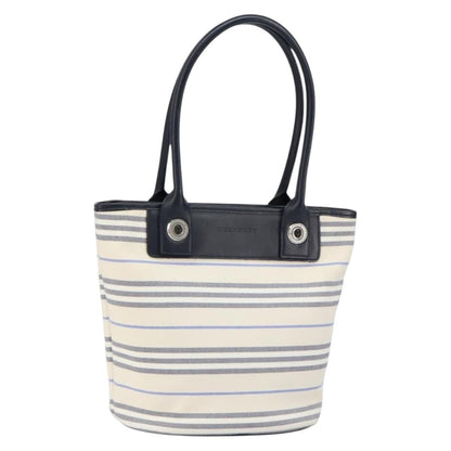 Burberry Blue Label Tote Bag Canvas, WHITE, CANVAS, Tote bag