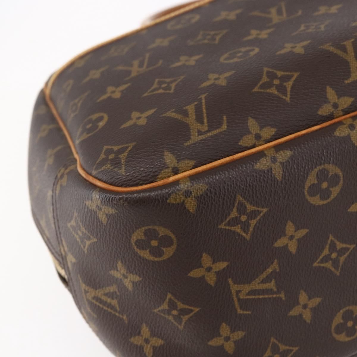 Louis Vuitton Deauville Handbag Monogram Canvas, BROWN, CANVAS, Handbag