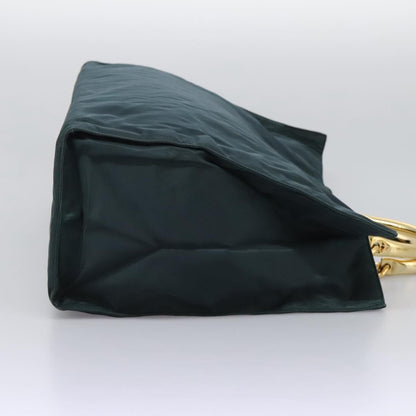 Prada Metal Handles Tote Tessuto, KHAKI, NYLON, Tote bag