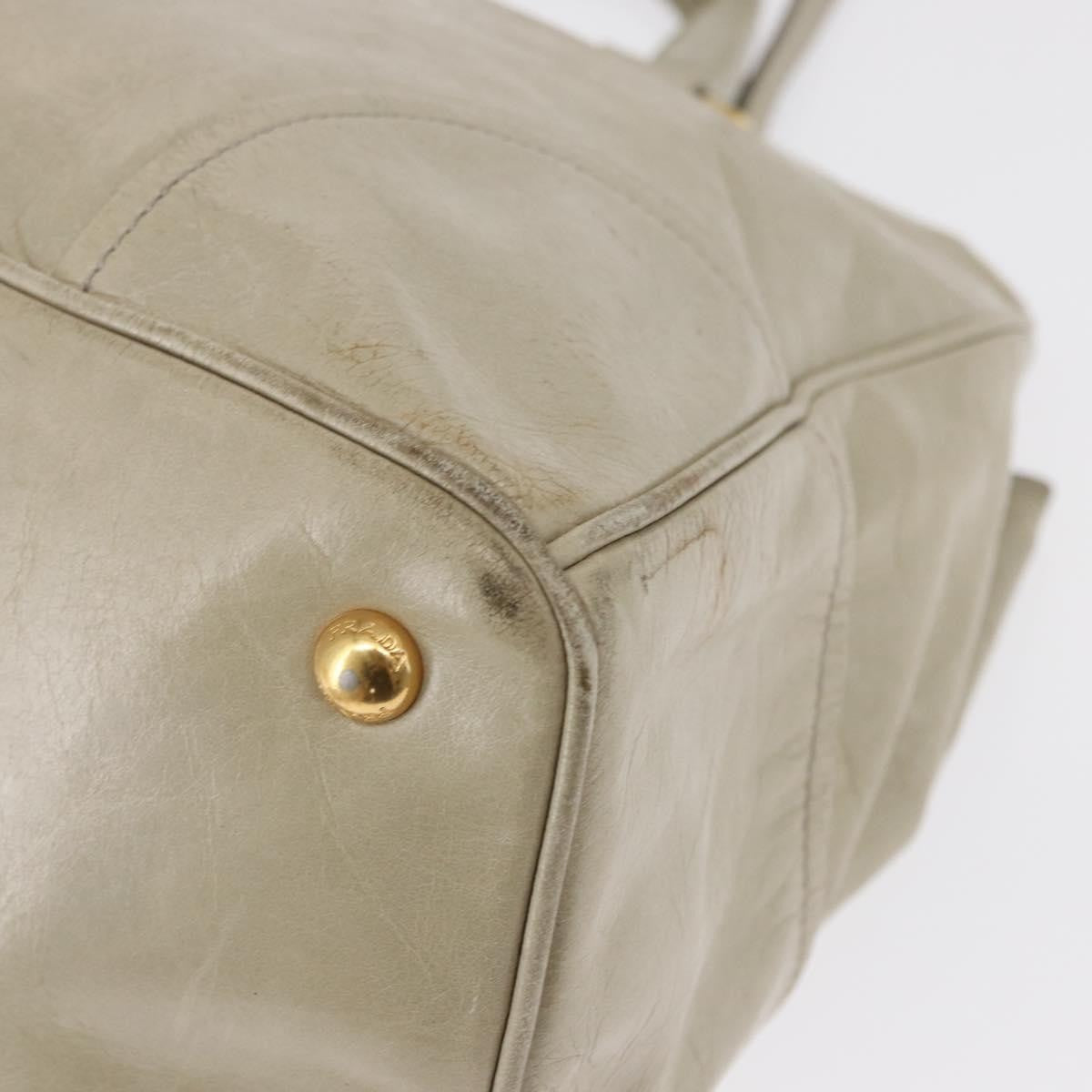 Prada Tote Vitello Daino Vitello Daino, BEIGE, LEATHER, Handbag