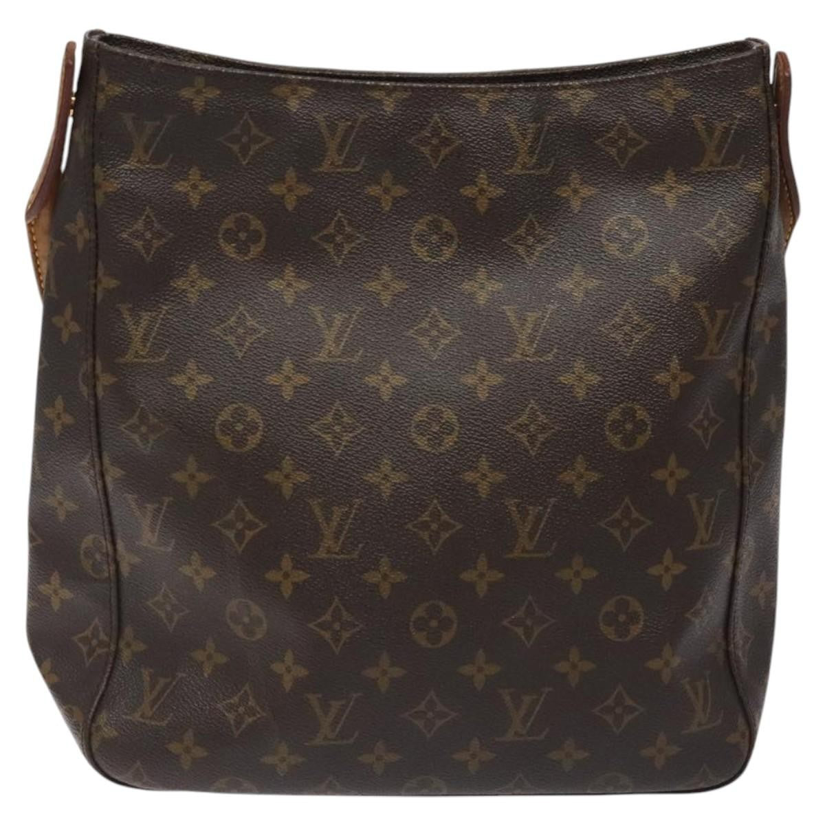 Louis Vuitton Looping Handbag Monogram Canvas, BROWN, CANVAS, Handbag