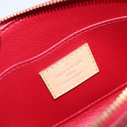 Louis Vuitton Cosmetic Pouch Limited Edition Monogram Vernis Rayures, RED, PATENT_LEATHER, Toiletry Case