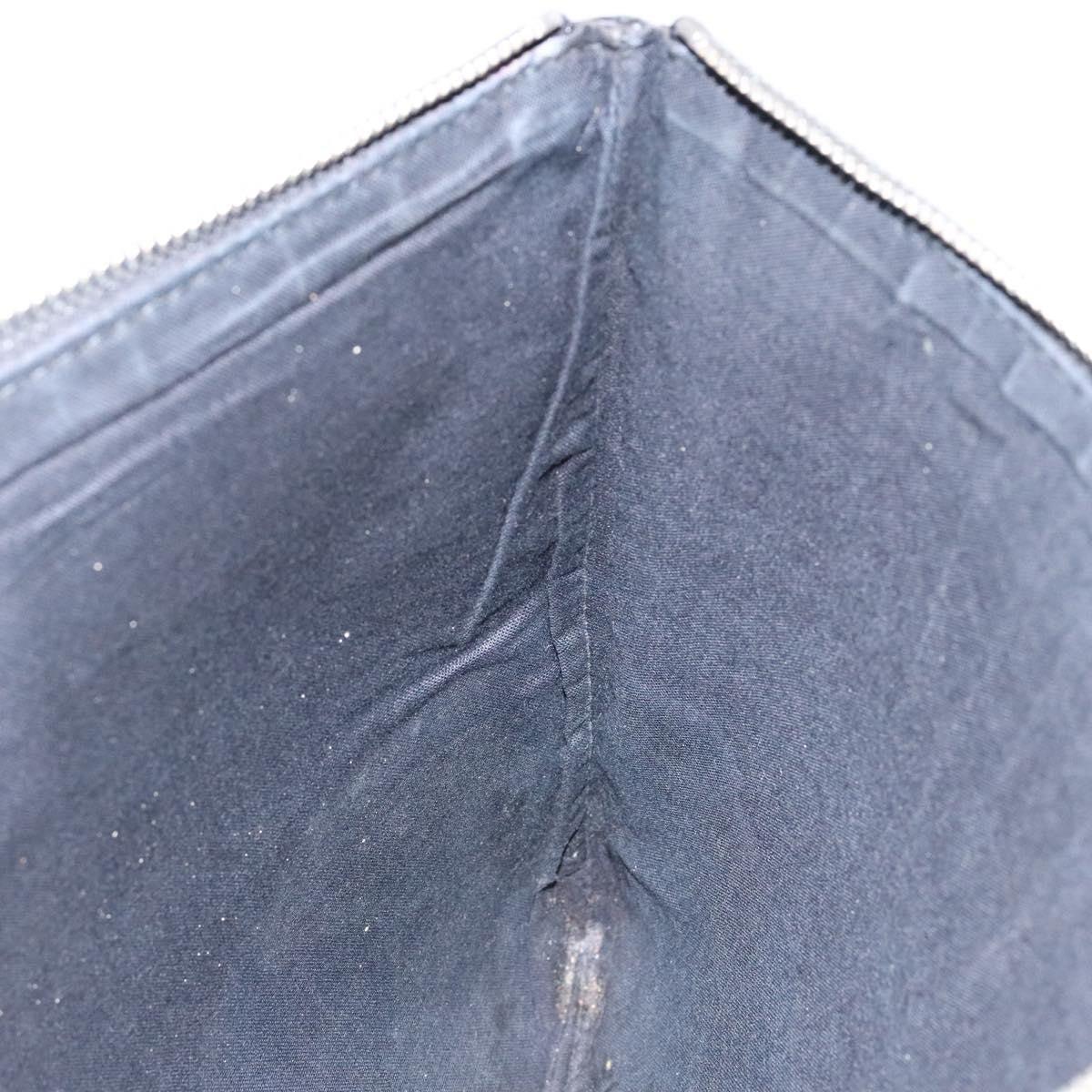 Balenciaga Everyday Logo Pouch Printed Leather, BLACK, LEATHER, Clutche & pouche