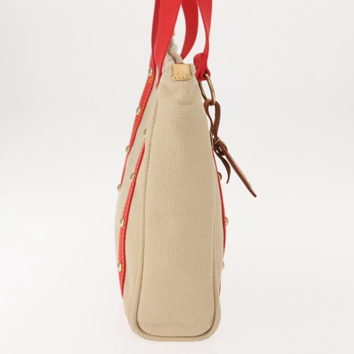 Louis Vuitton Antigua Tote Canvas, BEIGE, CANVAS, Tote bag
