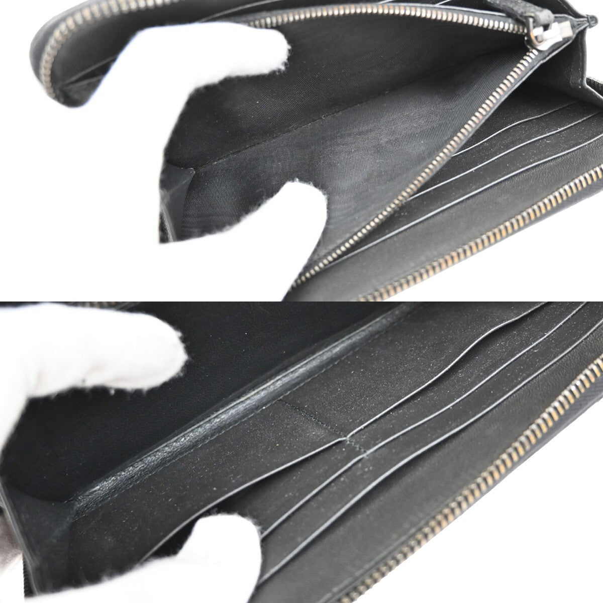 Bottega Veneta Intrecciato Wallet Leather, BLACK, LEATHER, Wallets