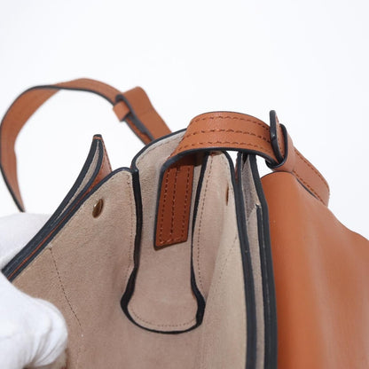 Chloe Faye Shoulder Bag Leather and Suede, BROWN, SUEDE, Shoulder bag