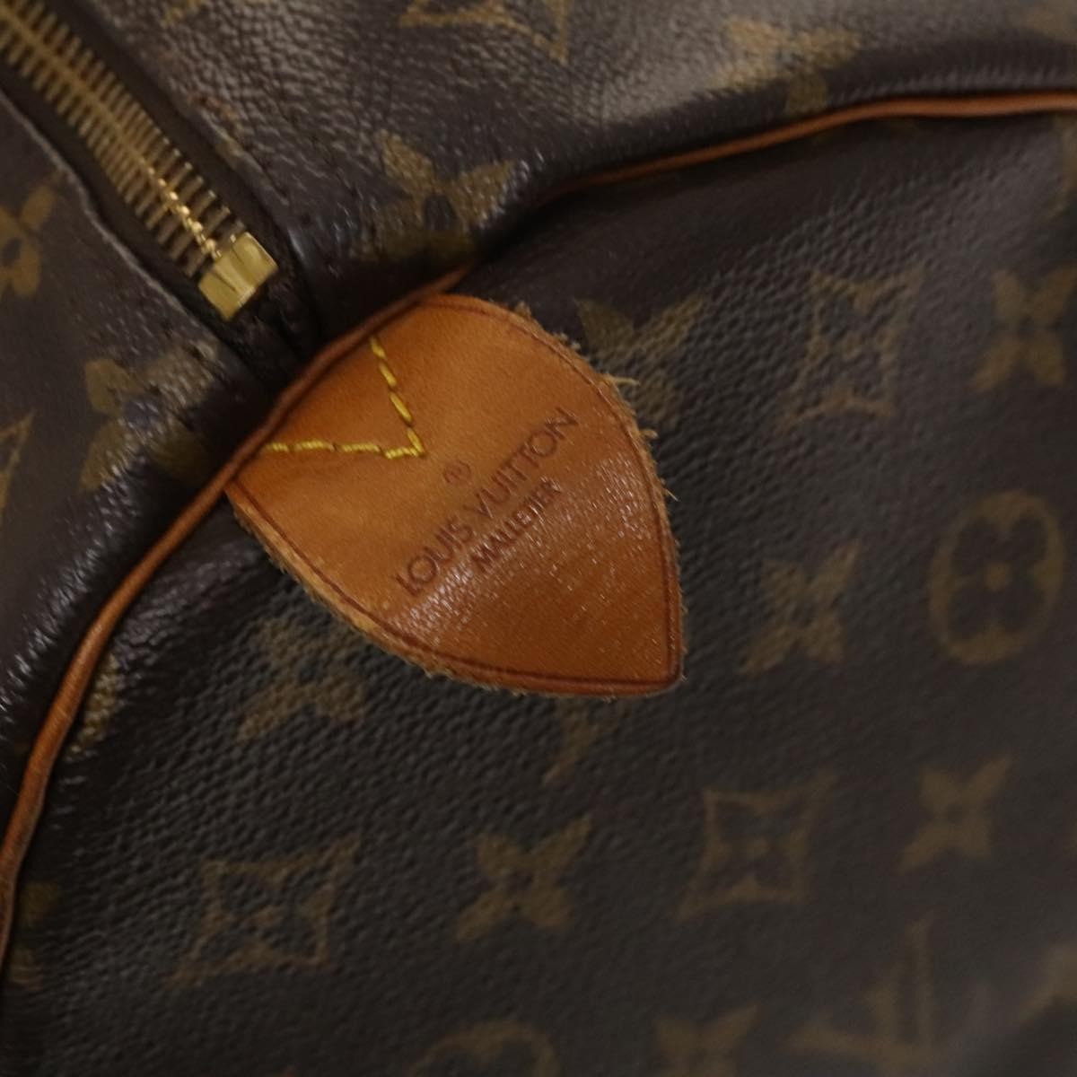 Louis Vuitton Keepall Bag Monogram Canvas, BROWN, CANVAS, Travel bag