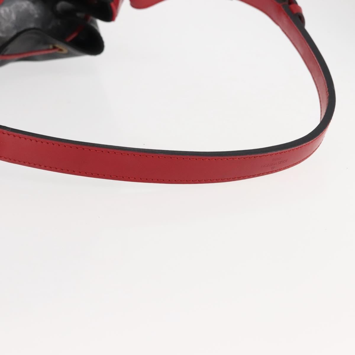 Louis Vuitton Bicolor Noe Handbag Epi Leather, BLACK, LEATHER, Shoulder bag