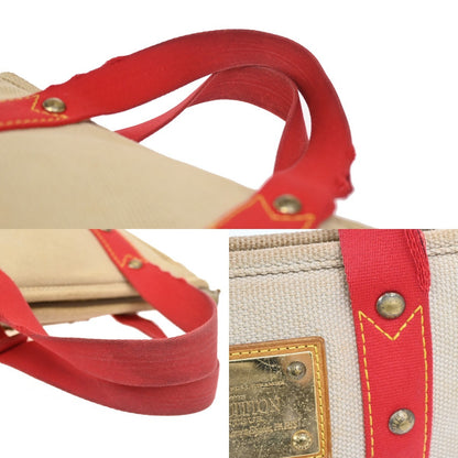 Louis Vuitton Cabas Canvas, RED, CANVAS, Tote bag