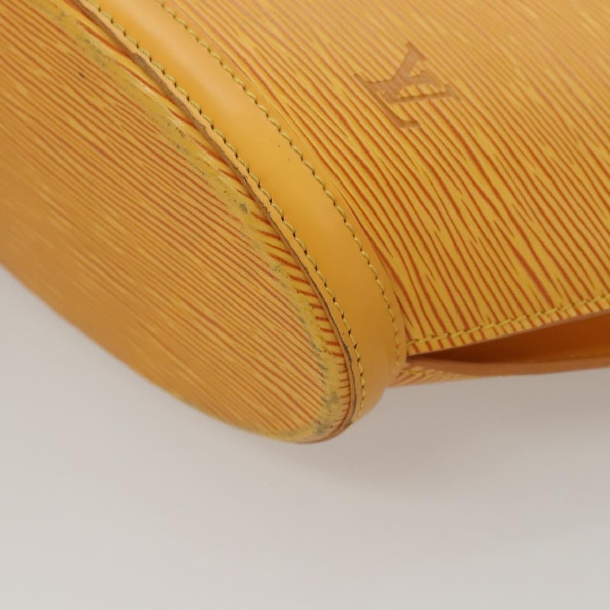 Louis Vuitton Saint Jacques Handbag Epi Leather, YELLOW, LEATHER, Handbag