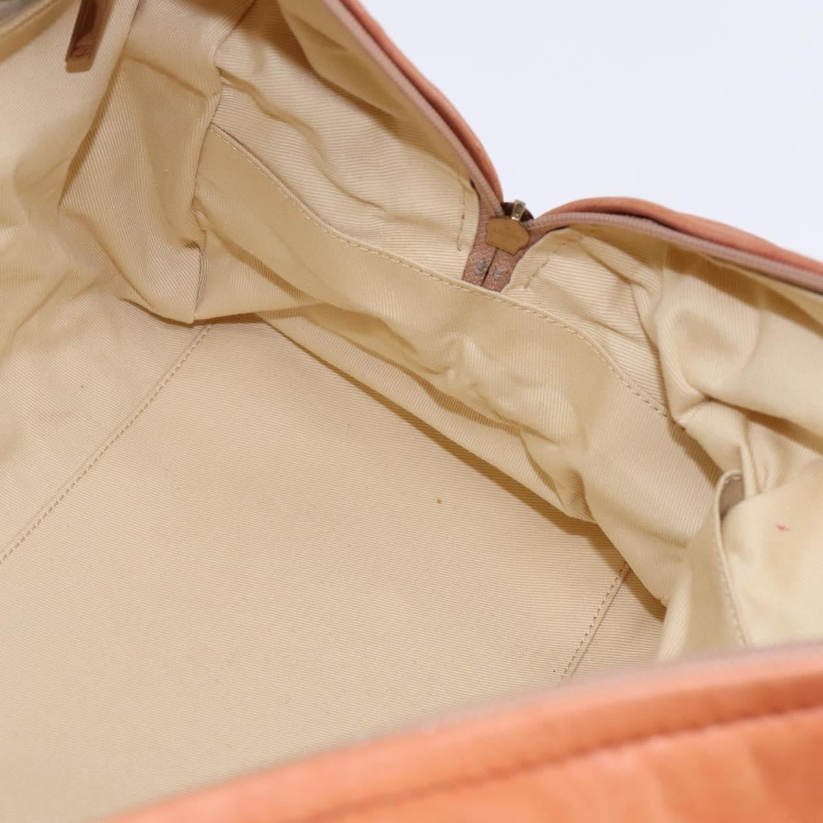 Chanel Cloudy Bundle Bowler Bag Quilted Lambskin, BROWN, LEATHER, Handbag